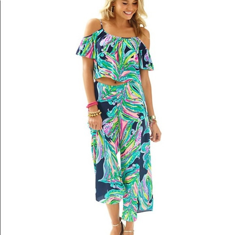 Lilly Pulitzer Posey Gaucho Set, size 2